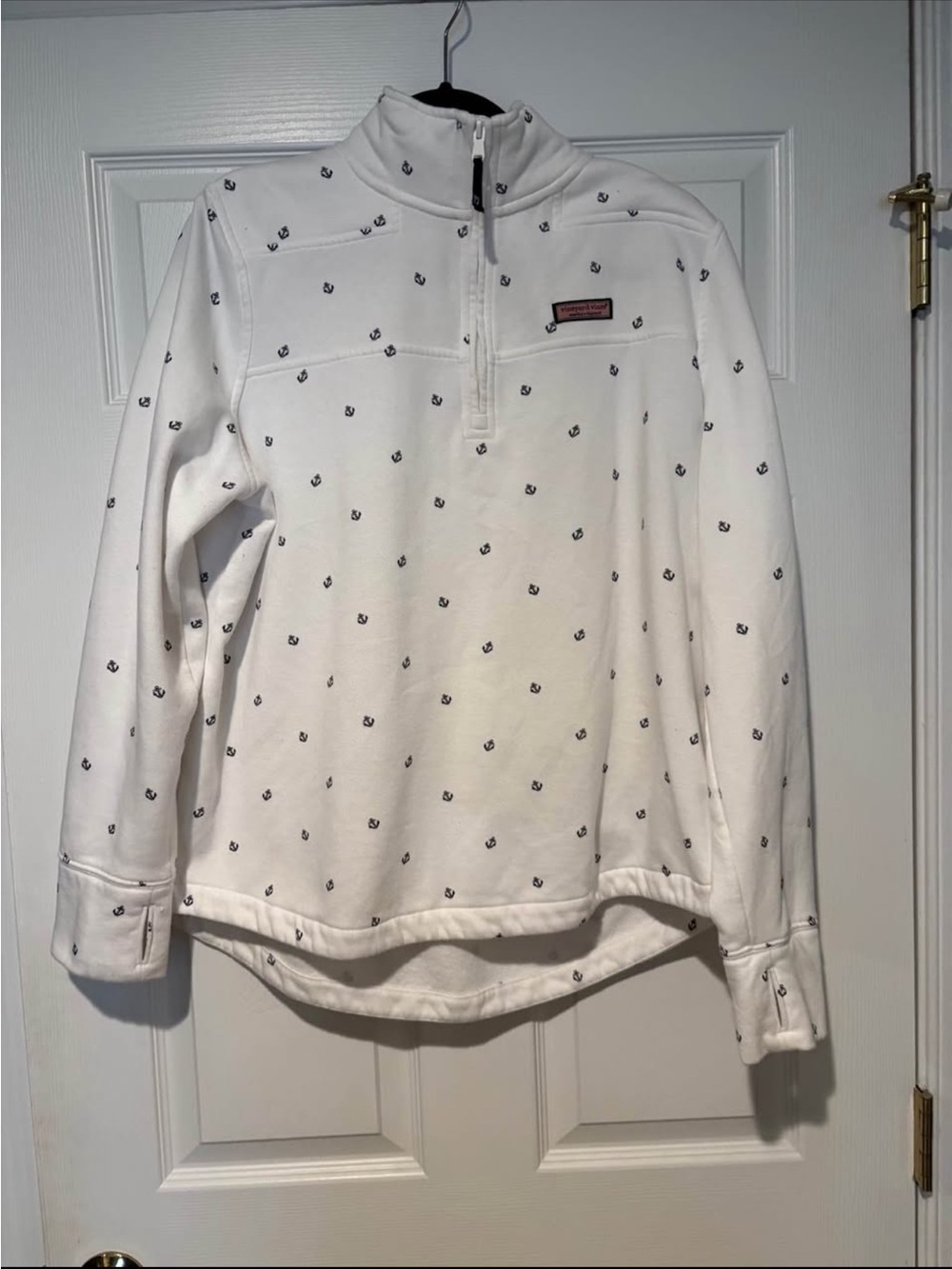 Women’s XL Vineyard Vines 1/4 Zip Anchor Shep Sweatshirt